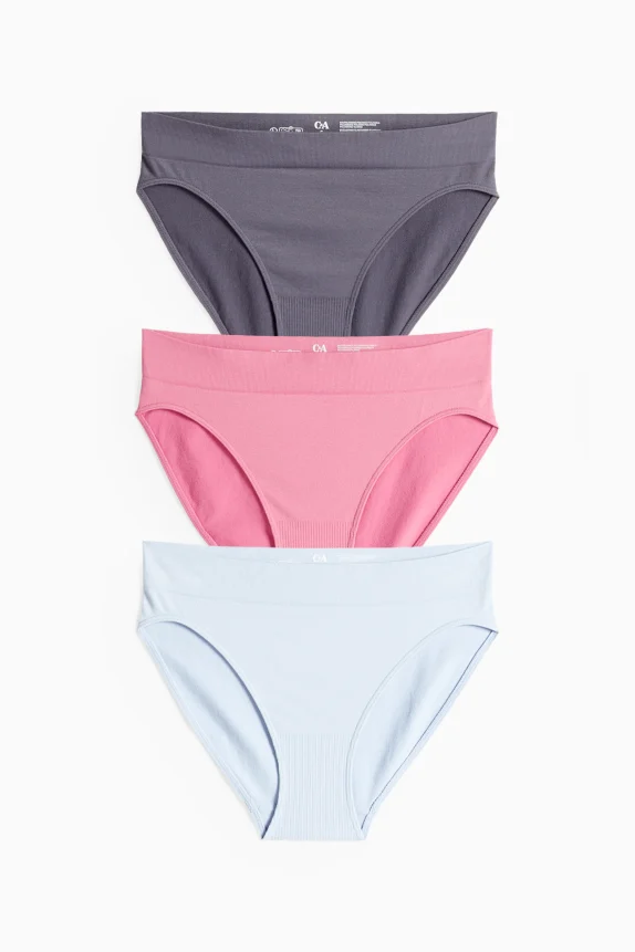 Multipack of 3 - briefs - seamless light blue