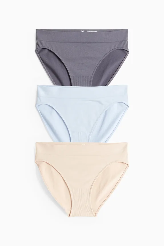 Multipack of 3 - briefs - seamless light blue