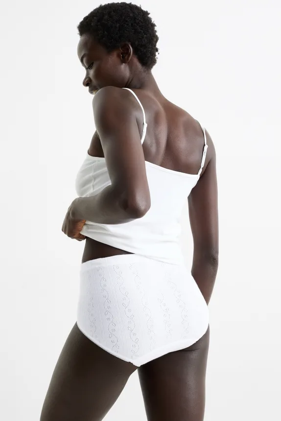 Multipack of 3 - knickers white