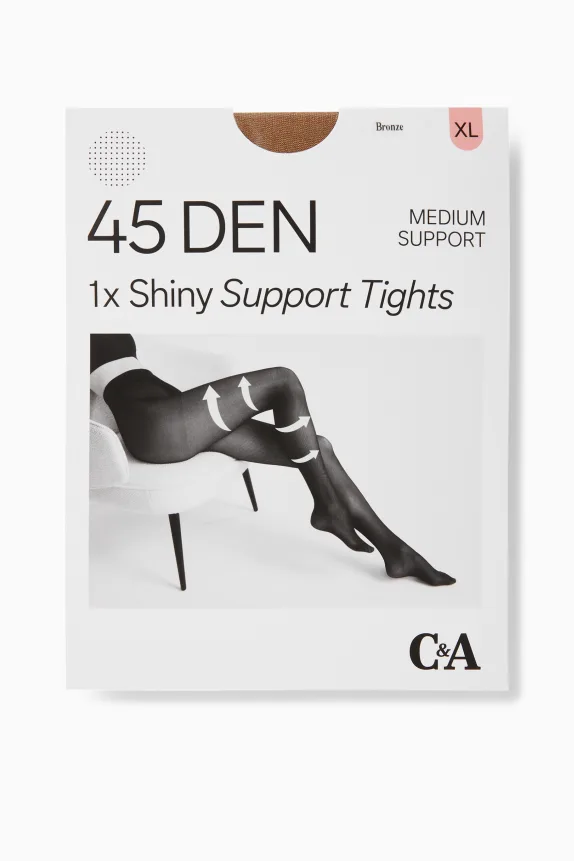 Tights - LYCRAÂ® - 45 denier bronze