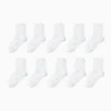Multipack of 10 - socks white
