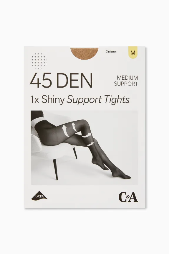 Tights - LYCRAÂ® - 45 denier beige