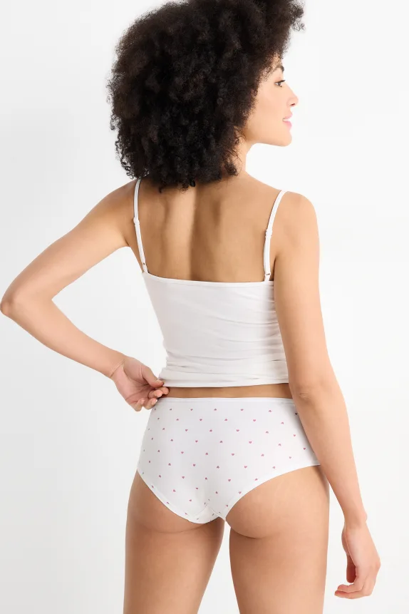 Multipack of 4 - hipsters white / rose