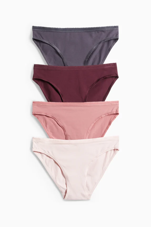 Multipack of 4 - knickers bordeaux