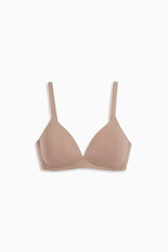 Non-wired bra - padded - LYCRA® beige