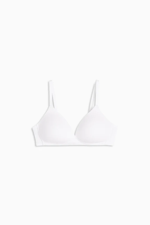 Non-wired bra - padded - LYCRA® white