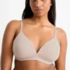 Non-wired bra - padded - LYCRAÂ® light beige