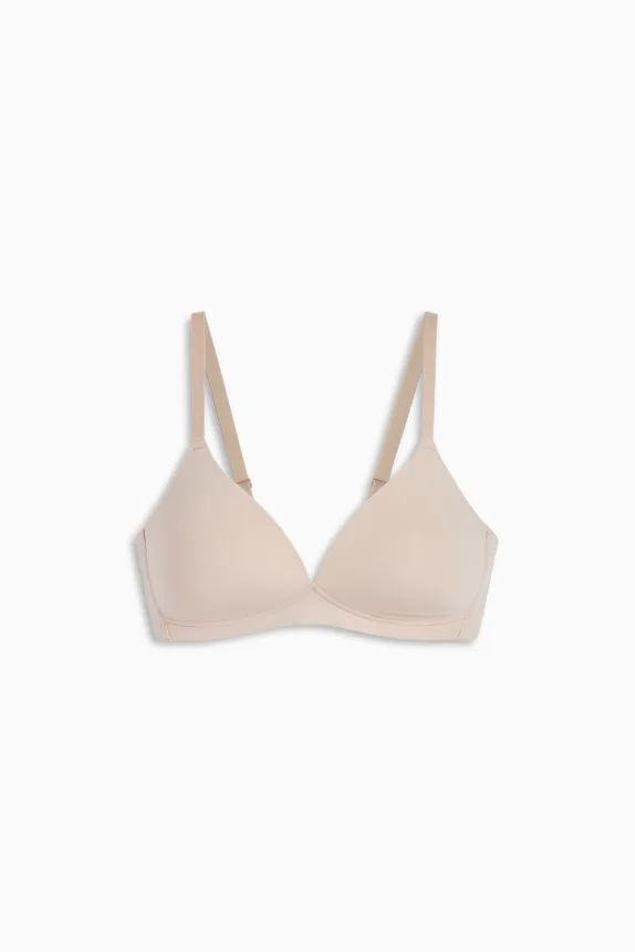 Non-wired bra - padded - LYCRA® light beige