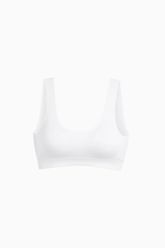 Bralette - padded - seamless white