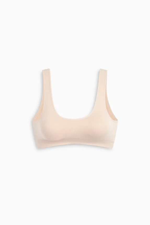 Bralette - padded - seamless light beige