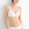 Non-wired bra - non-padded white