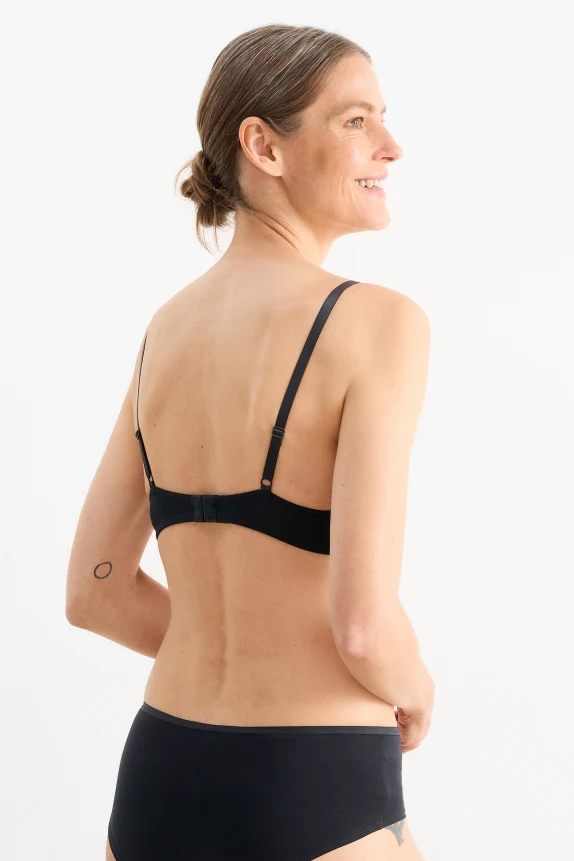 Multipack of 2 - underwire bra - DEMI - padded white / black