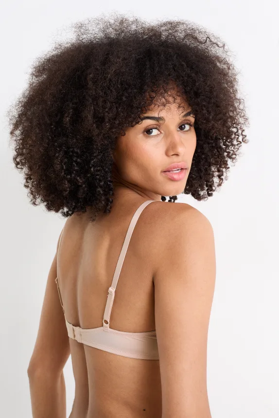 Multipack of 2 - underwire bra - FULL COVERAGE - padded light beige