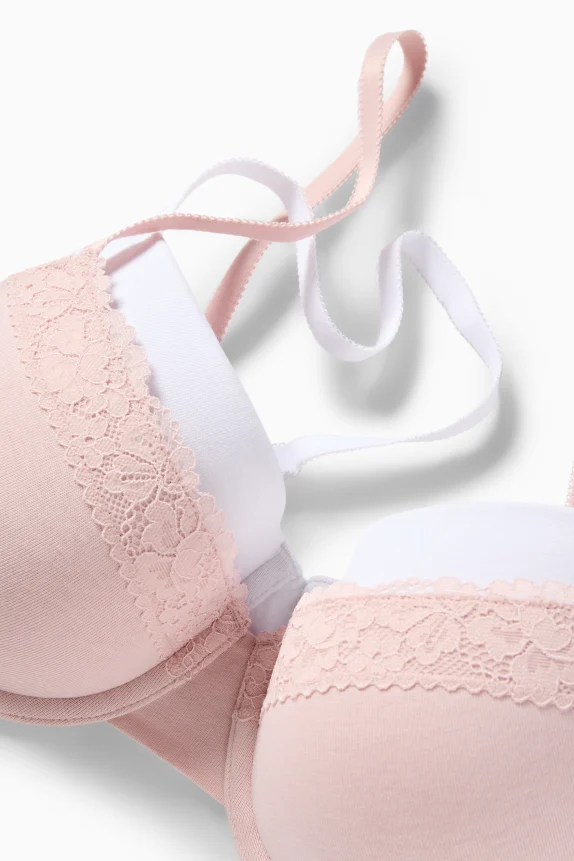 Multipack of 2 - underwire bra - DEMI - padded rose