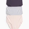 Multipack of 3 - knickers black / rose