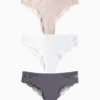 Multipack of 3 - knickers rose