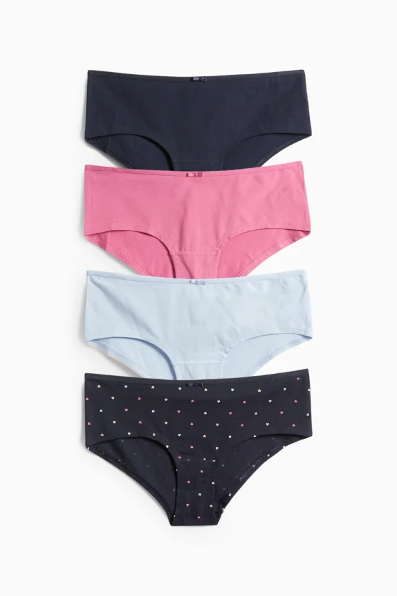 Multipack of 4 - hipsters rose / blue