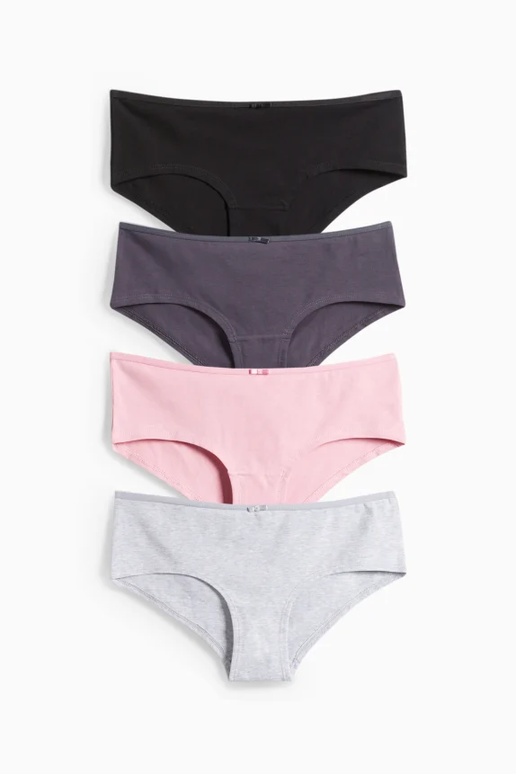 Multipack of 4 - hipsters pink