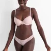 Underwire bra - DEMI - padded rose