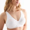 Non-wired minimiser bra white