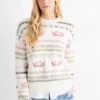 Jumper - patterned white