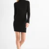 Bodycon dress - ribbed black