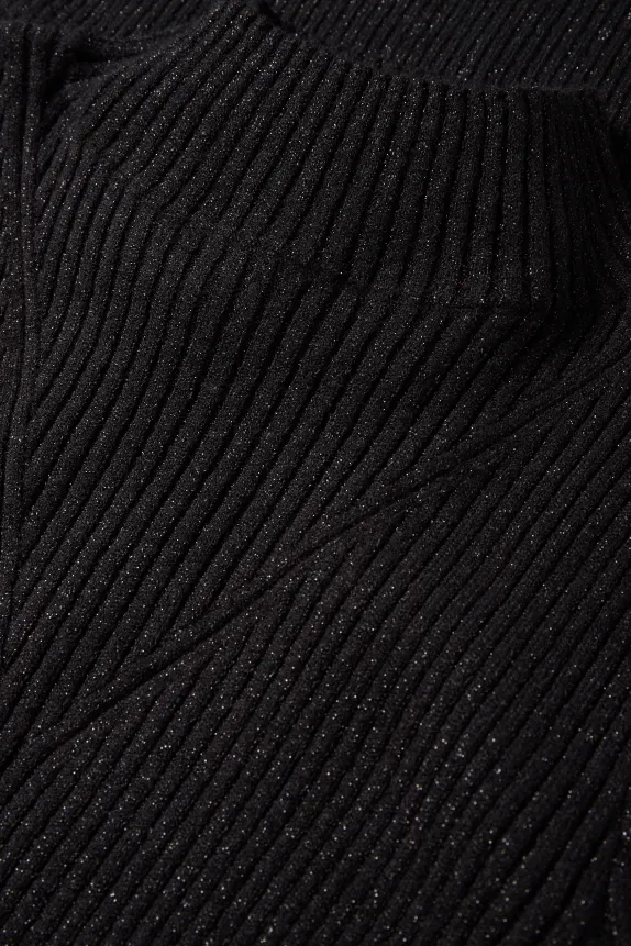 Bodycon dress - ribbed black