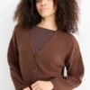 Cardigan dark brown
