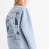 Oversized sweatshirt blue