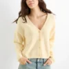 Cardigan light yellow