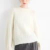 Jumper - ribbed cremewhite