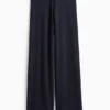 Joggers - ribbed dark blue