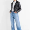 Baggy jeans - mid-rise waist denim-light blue