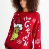 The Grinch - Christmas jumper red