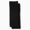 Cashmere wrist warmer - ribbed black