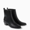 Ankle boots - faux leather black