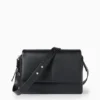 Crossbody bag - faux leather black