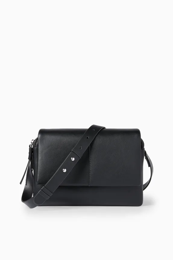 Crossbody bag - faux leather black