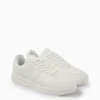 Trainers - faux leather white