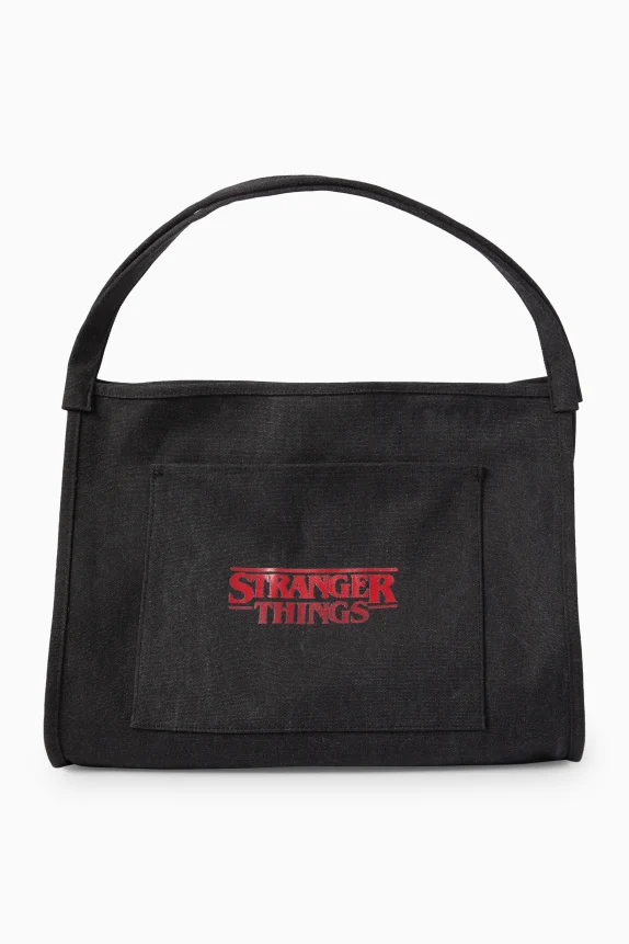 Large shopper - Stranger Things black