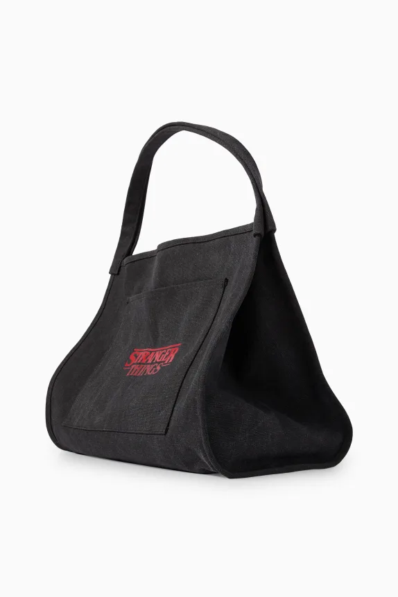 Large shopper - Stranger Things black