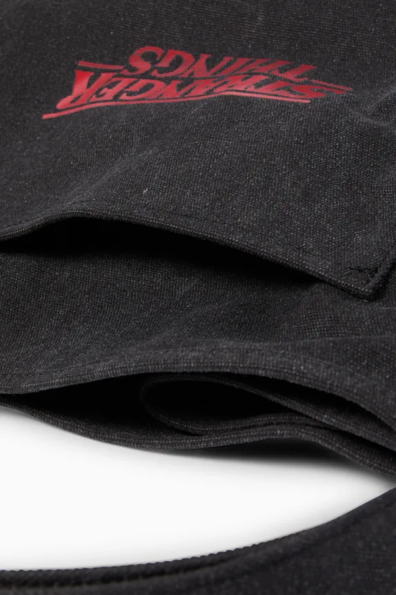 Large shopper - Stranger Things black