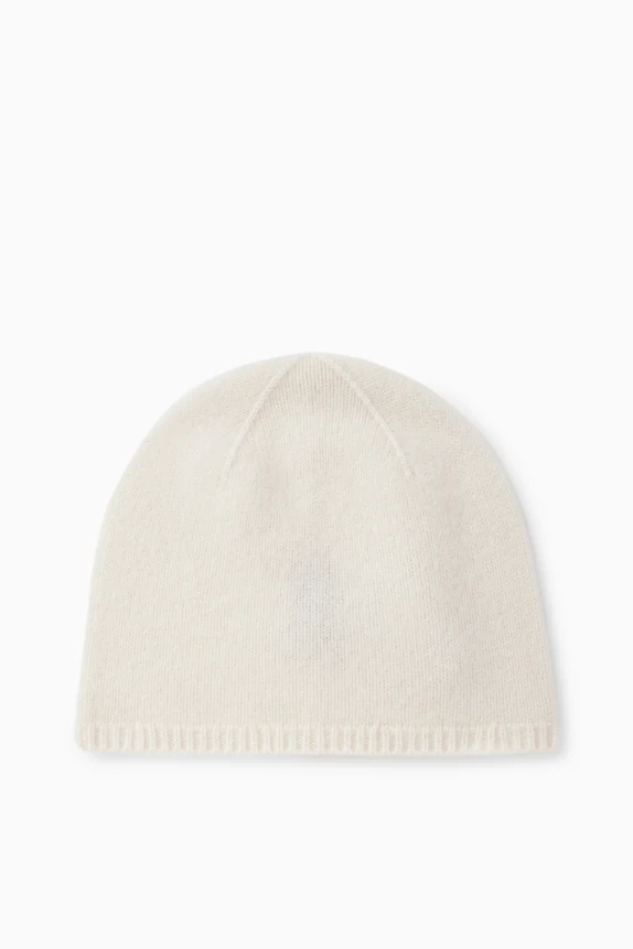 Cashmere beanie cremewhite
