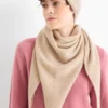 Cashmere beanie light beige