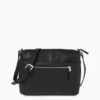 Crossbody bag - faux leather black