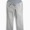 Maternity jeans - straight jeans denim-light gray