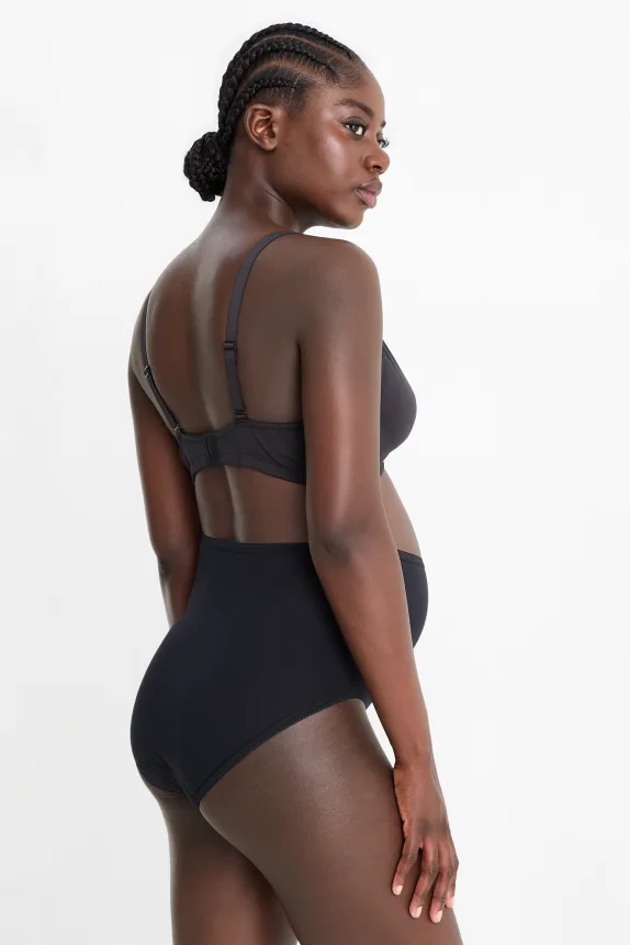 Multipack of 2 - non-wired nursing bra black