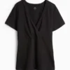 Maternity - pyjama top black