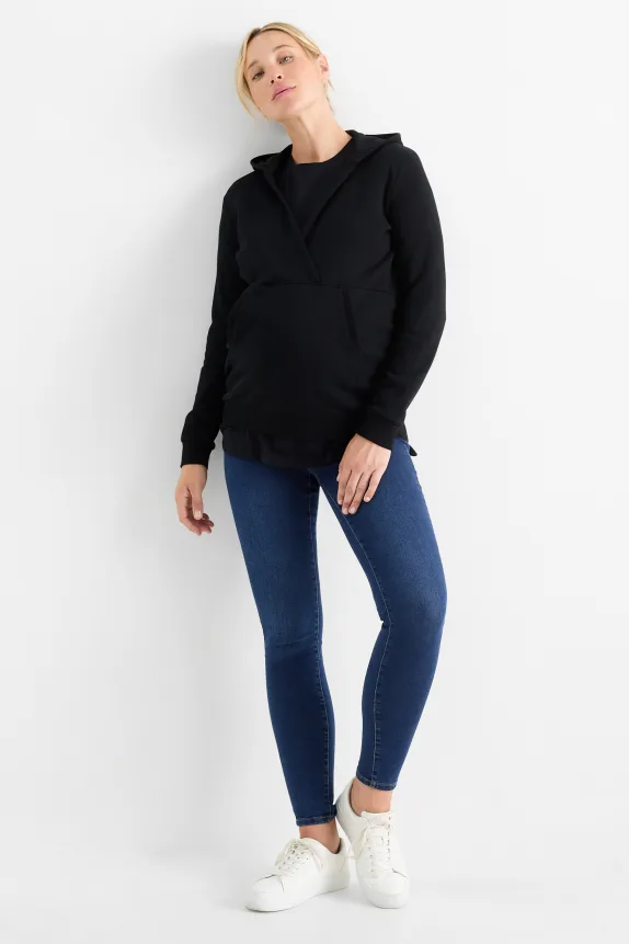 Maternity jeans - skinny jeans denim-dark blue