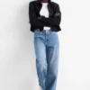 Straight jeans - high waist - LYCRAÂ® denim-light blue